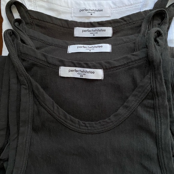 perfectwhitetee Annie recycled cotton rib tank - Picture 5 of 6